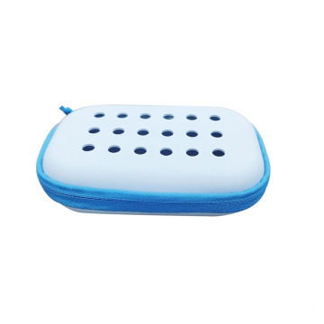 Zipper storage bag with ventilation holes